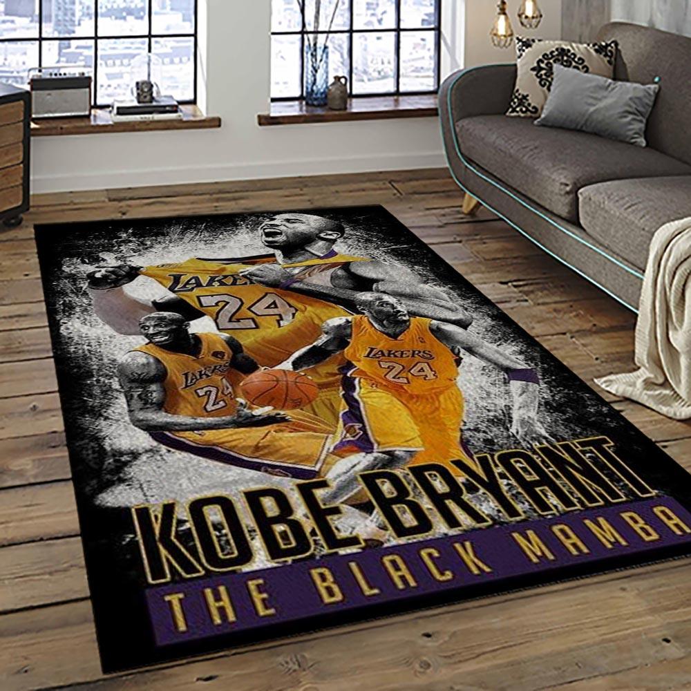 NBA Los Angeles Lakers Basketball Team Logo Sport Carpet Area Rug Home Decor Best Gift For Friends LASL37