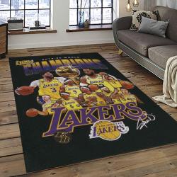 NBA Los Angeles Lakers Basketball Team Logo Sport Carpet Area Rug Home Decor Best Gift For Friends LASL38
