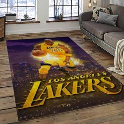 NBA Los Angeles Lakers Basketball Team Logo Sport Carpet Area Rug Home Decor Best Gift For Friends LASL41