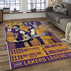 NBA Los Angeles Lakers Basketball Team Logo Sport Carpet Area Rug Home Decor Best Gift For Friends LASL44
