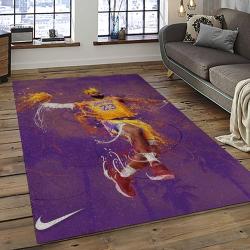 NBA Los Angeles Lakers Basketball Team Logo Sport Carpet Area Rug Home Decor Best Gift For Friends LASL46