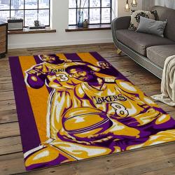 NBA Los Angeles Lakers Basketball Team Logo Sport Carpet Area Rug Home Decor Best Gift For Friends LASL57