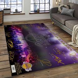 NBA Los Angeles Lakers Basketball Team Logo Sport Carpet Area Rug Home Decor Best Gift For Friends LASL6