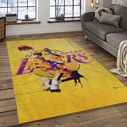 NBA Los Angeles Lakers Basketball Team Logo Sport Carpet Area Rug Home Decor Best Gift For Friends LASL63