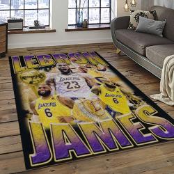 NBA Los Angeles Lakers Basketball Team Logo Sport Carpet Area Rug Home Decor Best Gift For Friends LASL69