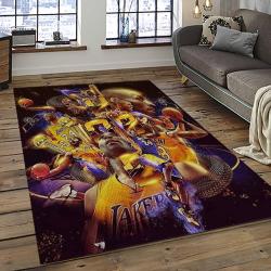 NBA Los Angeles Lakers Basketball Team Logo Sport Carpet Area Rug Home Decor Best Gift For Friends LASL74