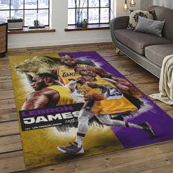 NBA Los Angeles Lakers Basketball Team Logo Sport Carpet Area Rug Home Decor Best Gift For Friends LASL75