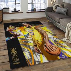 NBA Los Angeles Lakers Basketball Team Logo Sport Carpet Area Rug Home Decor Best Gift For Friends LASL76