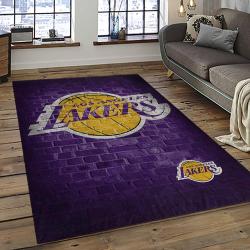 NBA Los Angeles Lakers Basketball Team Logo Sport Carpet Area Rug Home Decor Best Gift For Friends LASL8