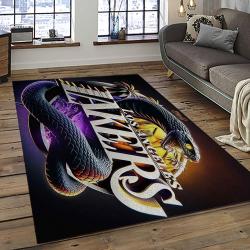 NBA Los Angeles Lakers Basketball Team Logo Sport Carpet Area Rug Home Decor Best Gift For Friends LASL81