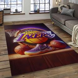 NBA Los Angeles Lakers Basketball Team Logo Sport Carpet Area Rug Home Decor Best Gift For Friends LASL82