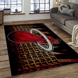 NBA Miami Heat Basketball Team Logo Sport Carpet Area Rug Home Decor Best Gift For Friends MH57