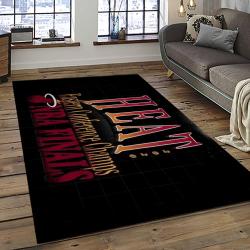 NBA Miami Heat Basketball Team Logo Sport Carpet Area Rug Home Decor Best Gift For Friends MH58
