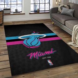 NBA Miami Heat Basketball Team Logo Sport Carpet Area Rug Home Decor Best Gift For Friends MH64