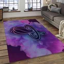 NBA Miami Heat Basketball Team Logo Sport Carpet Area Rug Home Decor Best Gift For Friends MH66
