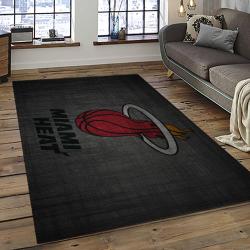 NBA Miami Heat Basketball Team Logo Sport Carpet Area Rug Home Decor Best Gift For Friends MH74