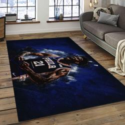 NBA Philadelphia 76ers Basketball Team Logo Sport Carpet Area Rug Home Decor Best Gift For Friends P7650