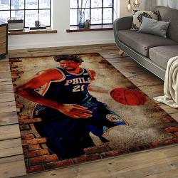 NBA Philadelphia 76ers Basketball Team Logo Sport Carpet Area Rug Home Decor Best Gift For Friends P7666