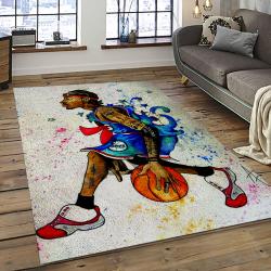 NBA Philadelphia 76ers Basketball Team Logo Sport Carpet Area Rug Home Decor Best Gift For Friends P7671