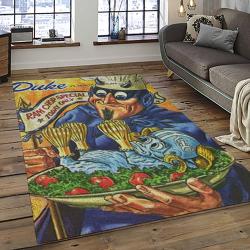 NCAA Duke Blue Devils Football Team Logo Sport Carpet Area Rug Home Decor Best Gift For Friends DKBD1