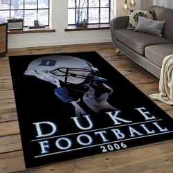 NCAA Duke Blue Devils Football Team Logo Sport Carpet Area Rug Home Decor Best Gift For Friends DKBD10