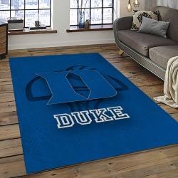 NCAA Duke Blue Devils Football Team Logo Sport Carpet Area Rug Home Decor Best Gift For Friends DKBD26