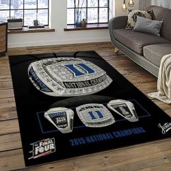 NCAA Duke Blue Devils Football Team Logo Sport Carpet Area Rug Home Decor Best Gift For Friends DKBD3