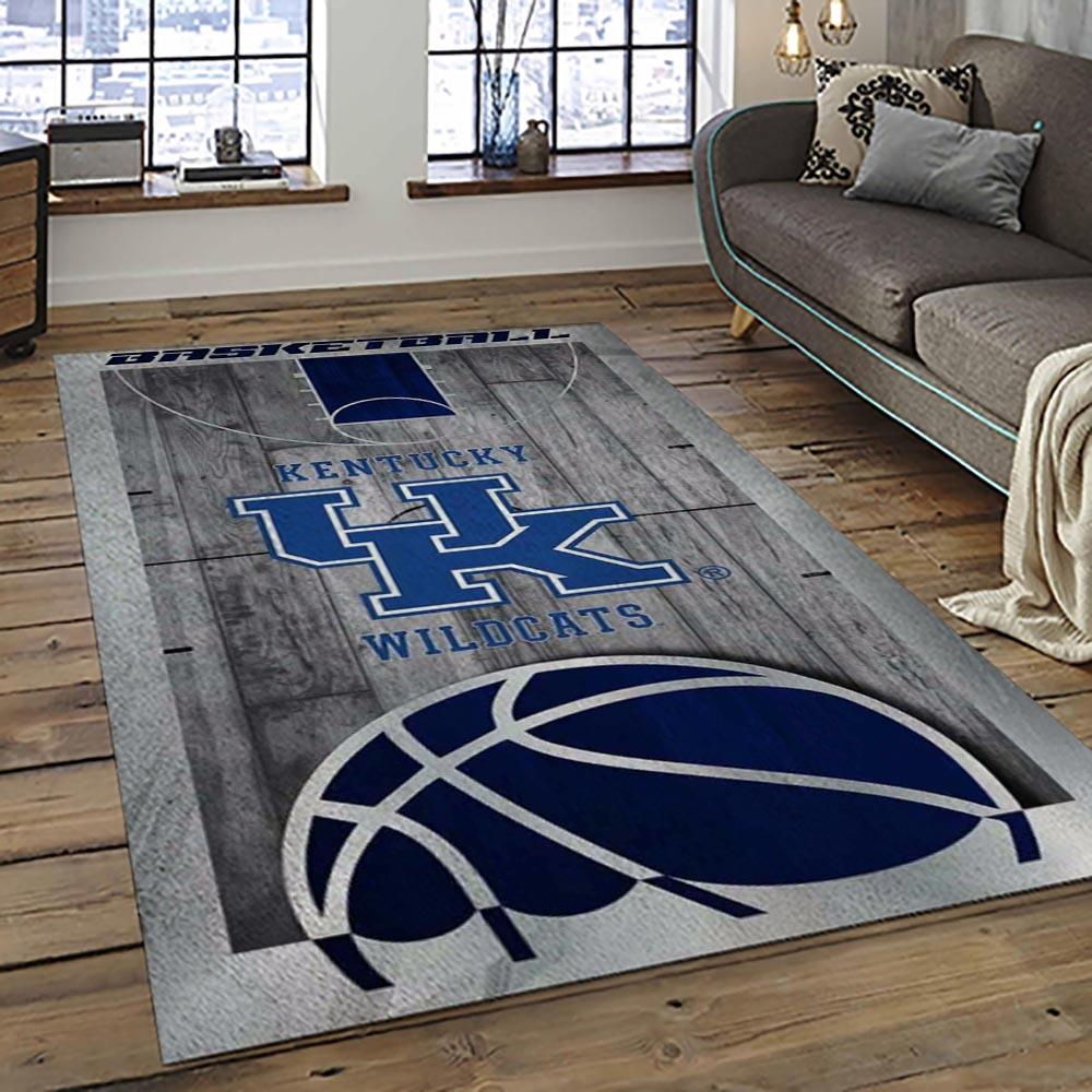 NCAA Kentucky Wildcats Football Team Logo Sport Carpet Area Rug Home Decor Best Gift For Friends KTWC20