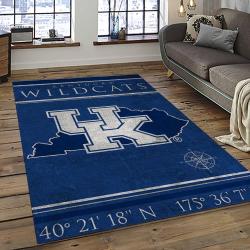 NCAA Kentucky Wildcats Football Team Logo Sport Carpet Area Rug Home Decor Best Gift For Friends KTWC22