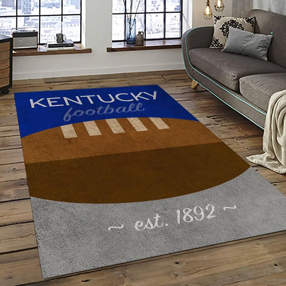 NCAA Kentucky Wildcats Football Team Logo Sport Carpet Area Rug Home Decor Best Gift For Friends KTWC27