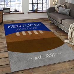 NCAA Kentucky Wildcats Football Team Logo Sport Carpet Area Rug Home Decor Best Gift For Friends KTWC27