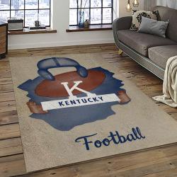 NCAA Kentucky Wildcats Football Team Logo Sport Carpet Area Rug Home Decor Best Gift For Friends KTWC28