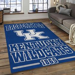 NCAA Kentucky Wildcats Football Team Logo Sport Carpet Area Rug Home Decor Best Gift For Friends KTWC34