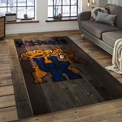 NCAA Kentucky Wildcats Football Team Logo Sport Carpet Area Rug Home Decor Best Gift For Friends KTWC35