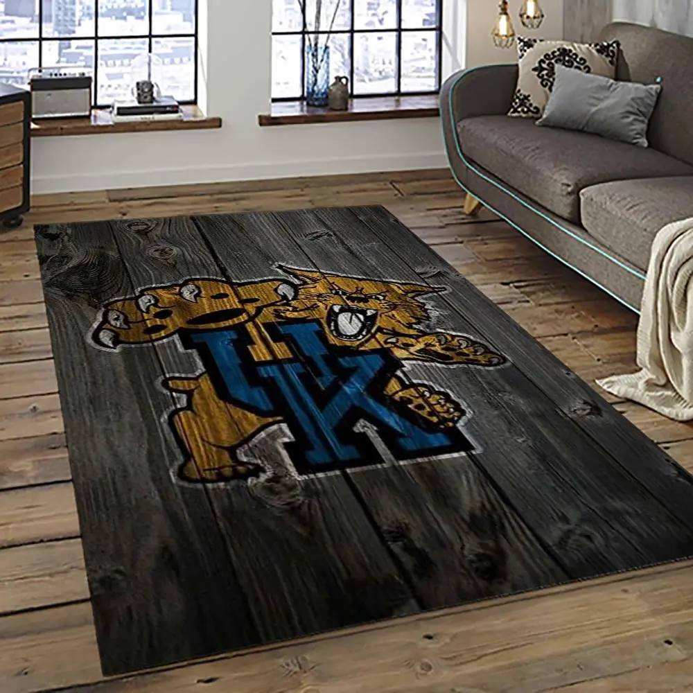 NCAA Kentucky Wildcats Football Team Logo Sport Carpet Area Rug Home Decor Best Gift For Friends KTWC36