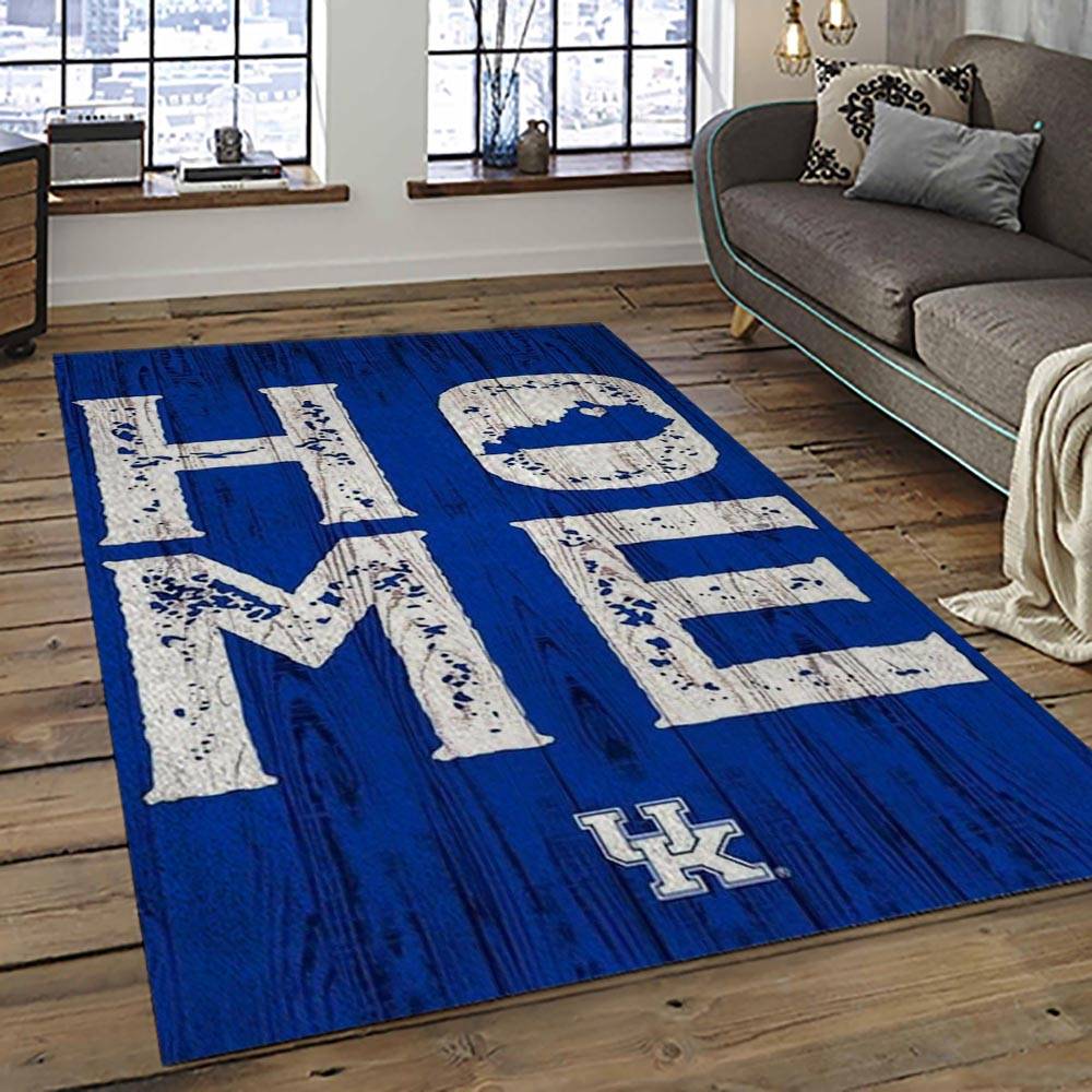 NCAA Kentucky Wildcats Football Team Logo Sport Carpet Area Rug Home Decor Best Gift For Friends KTWC6