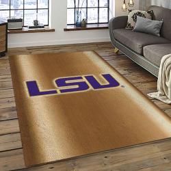 NCAA LSU Tigers Basketball Team Logo Sport Carpet Area Rug Home Decor Best Gift For Friends LSU8