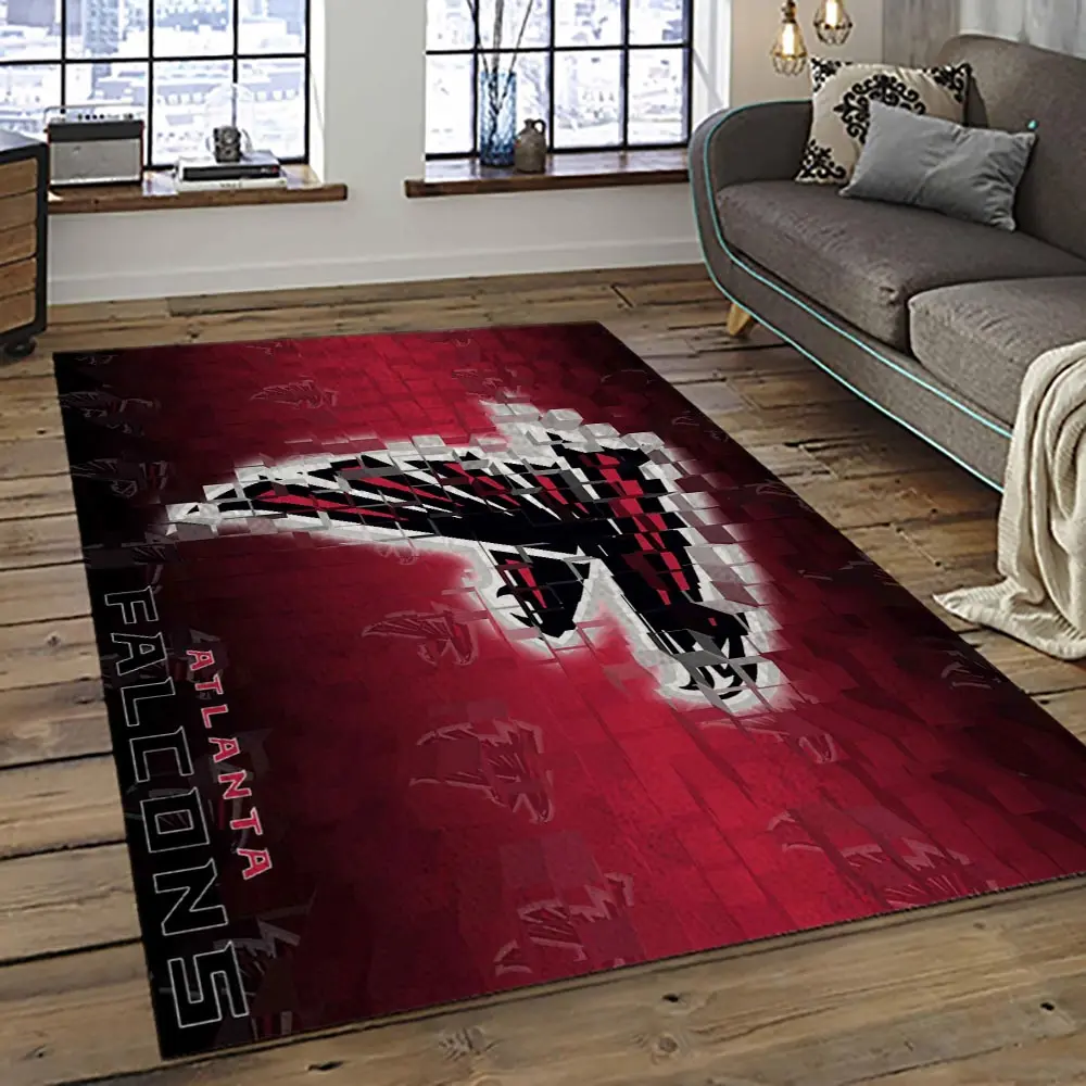 NFL Atlanta Falcons Football Team Logo Sport Carpet Area Rug Home Decor Best Gift For Friends ATFL21