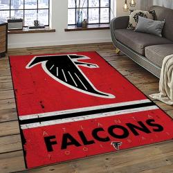 NFL Atlanta Falcons Football Team Logo Sport Carpet Area Rug Home Decor Best Gift For Friends ATFL24
