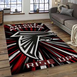 NFL Atlanta Falcons Football Team Logo Sport Carpet Area Rug Home Decor Best Gift For Friends ATFL25