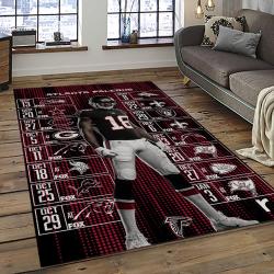 NFL Atlanta Falcons Football Team Logo Sport Carpet Area Rug Home Decor Best Gift For Friends ATFL31