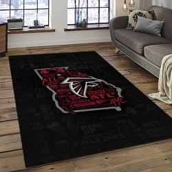 NFL Atlanta Falcons Football Team Logo Sport Carpet Area Rug Home Decor Best Gift For Friends ATFL5
