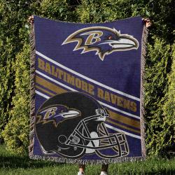 NFL Baltimore Ravens Football Team Woven Tapestry Blanket Amazing Gift For Fans And Friends Home Decor BRW12