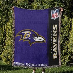 NFL Baltimore Ravens Football Team Woven Tapestry Blanket Amazing Gift For Fans And Friends Home Decor BRW28