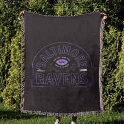 NFL Baltimore Ravens Football Team Woven Tapestry Blanket Amazing Gift For Fans And Friends Home Decor BRW3