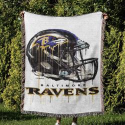NFL Baltimore Ravens Football Team Woven Tapestry Blanket Amazing Gift For Fans And Friends Home Decor BRW7