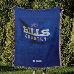 NFL Buffalo Bills Football Team Woven Tapestry Blanket Amazing Gift For Fans And Friends Home Decor BBW12