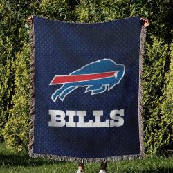 NFL Buffalo Bills Football Team Woven Tapestry Blanket Amazing Gift For Fans And Friends Home Decor BBW13