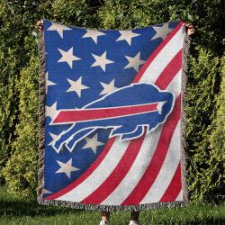 NFL Buffalo Bills Football Team Woven Tapestry Blanket Amazing Gift For Fans And Friends Home Decor BBW17