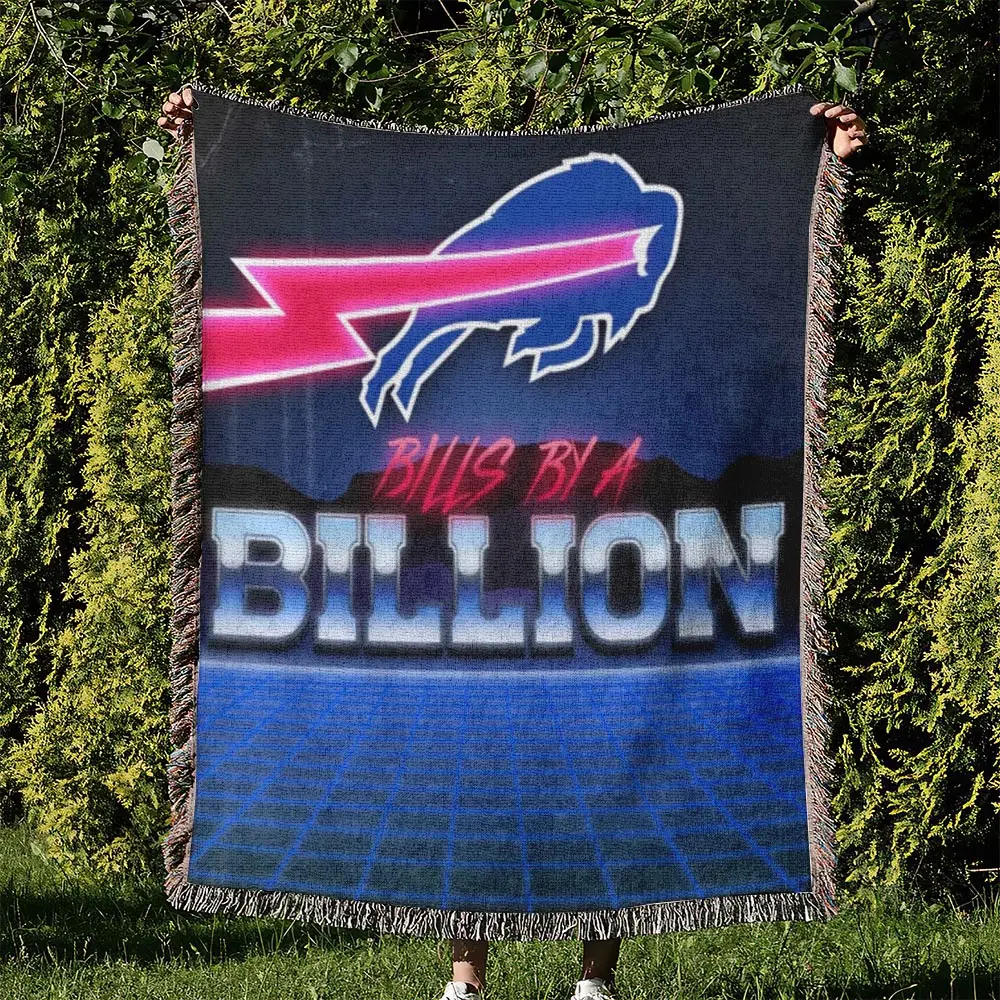 NFL Buffalo Bills Football Team Woven Tapestry Blanket Amazing Gift For Fans And Friends Home Decor BBW2